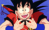 Goku smiling