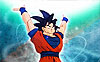 Goku with a Spirit Bomb