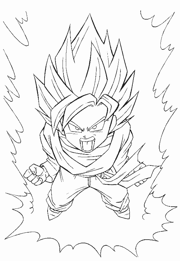 dbz warriors coloring pages - photo #26