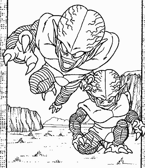 dbz warriors coloring pages - photo #31